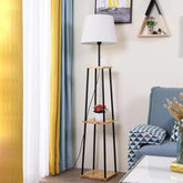 Modern Floor Lighting with Shelve for Living Room